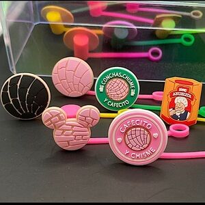 Set of 6 Straw Topper Covers